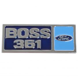 FORD PLAQUE BOSS 351 SUIT ALLOY ROCKER COVER BADGE