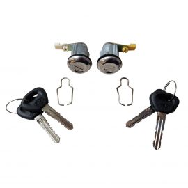 Front Door Lock Set Pair with Keys for MAZDA RX3 